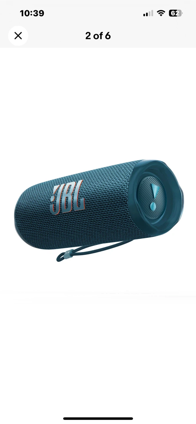 JBL Flip 6 Portable Bluetooth Speaker - Blue - New - photo 3