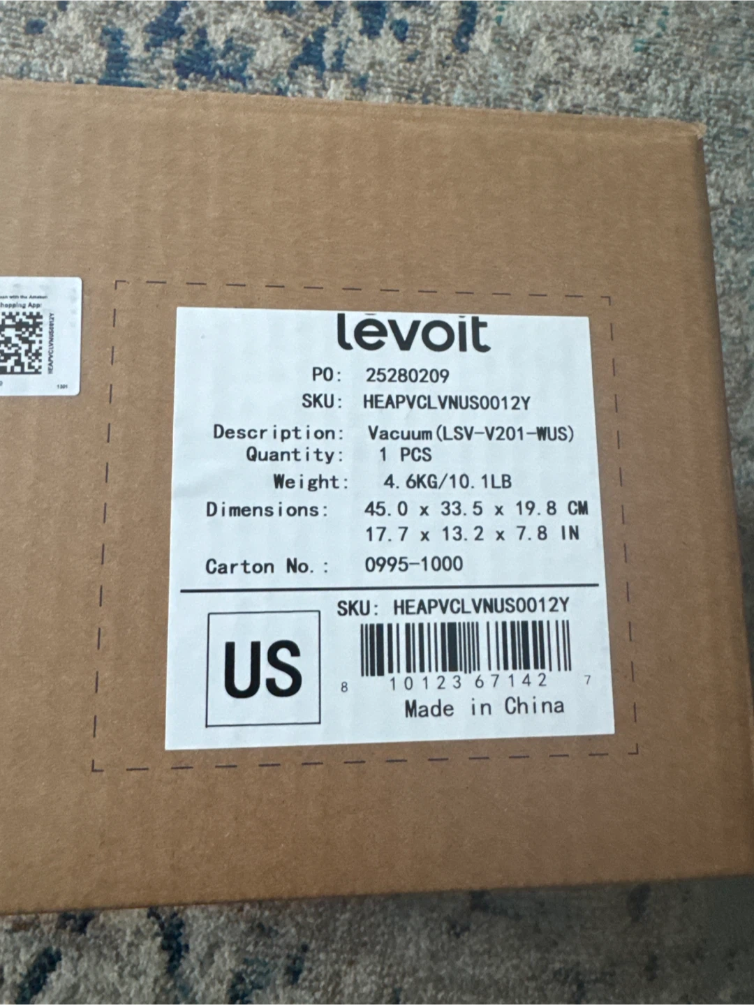 Levoit LVAC-200 Cordless Stick Vacuum - New in Box - photo 2