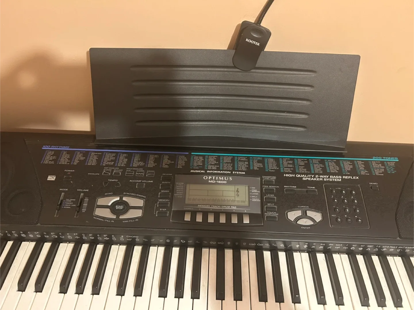 Optimus MD-1600 Keyboard image indicator(5)