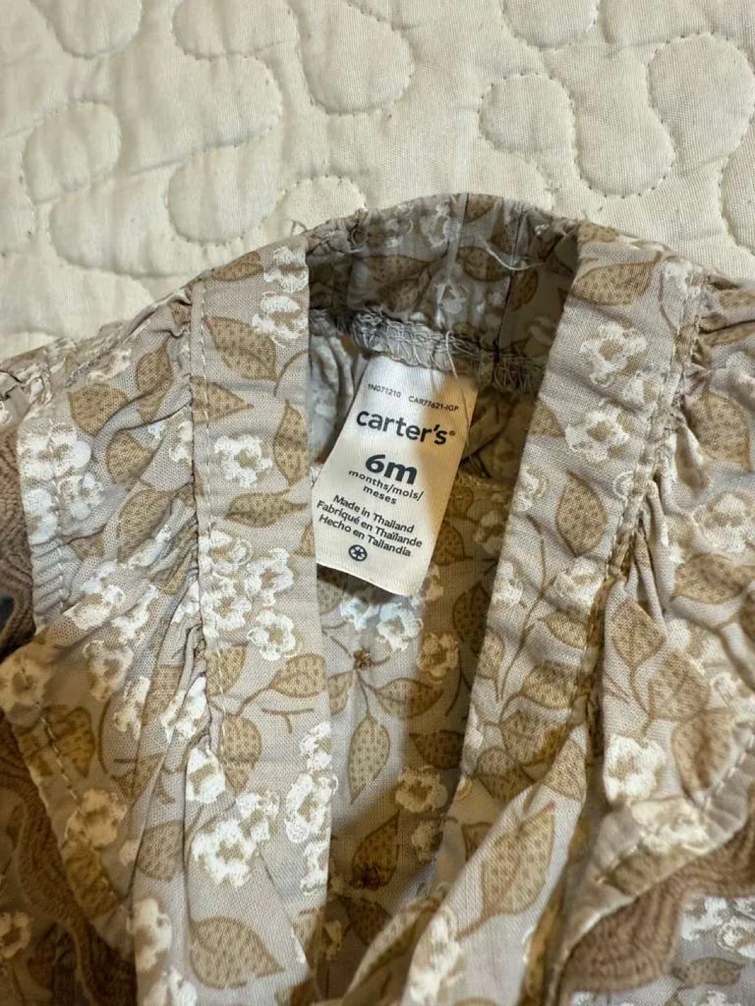 Carter's 6m Floral Romper