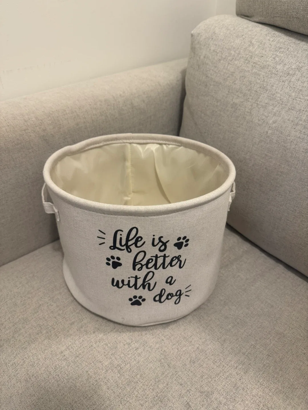 Life is Better with a Dog Storage Bin