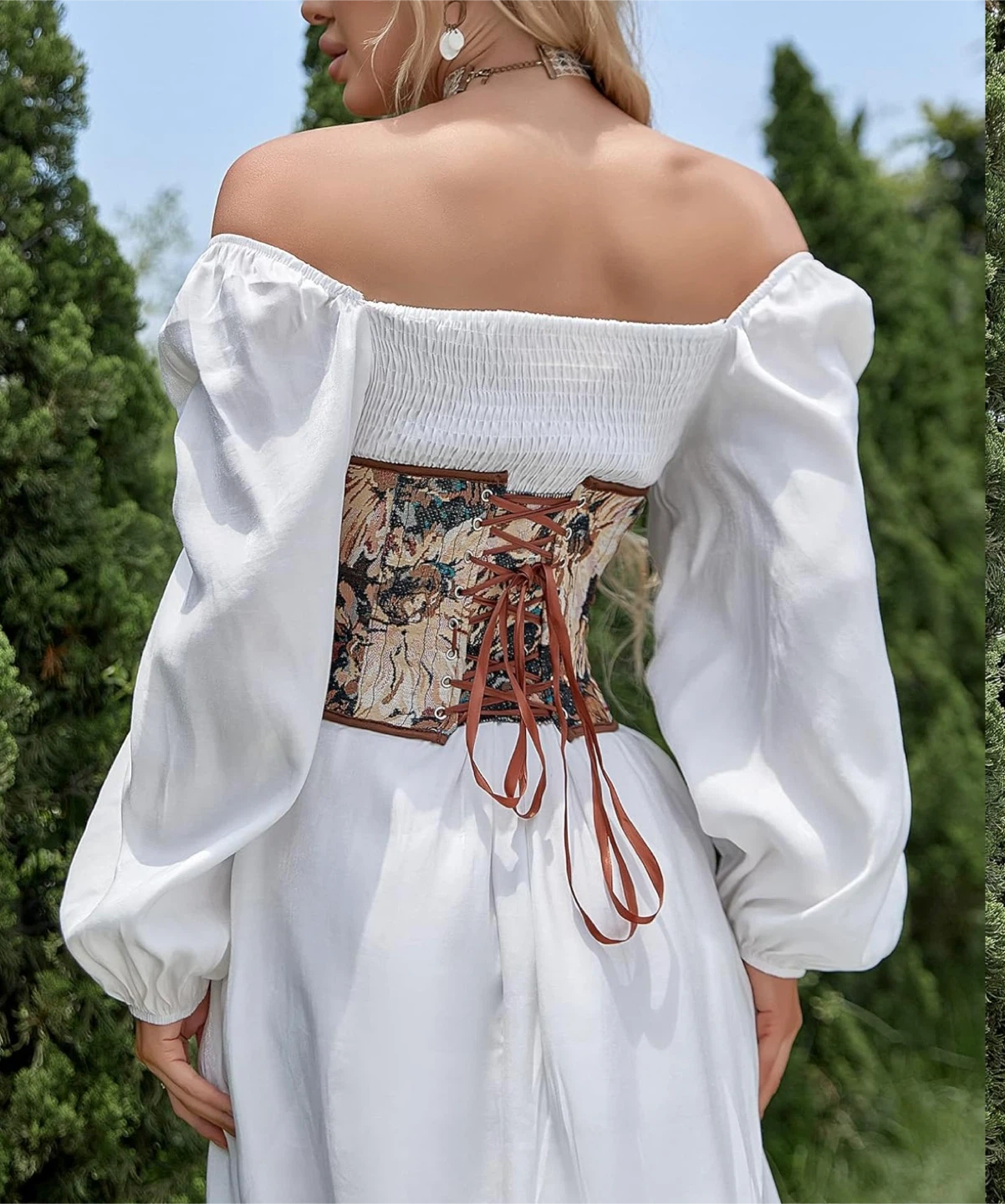 Floral Tapestry Corset Top - photo 3