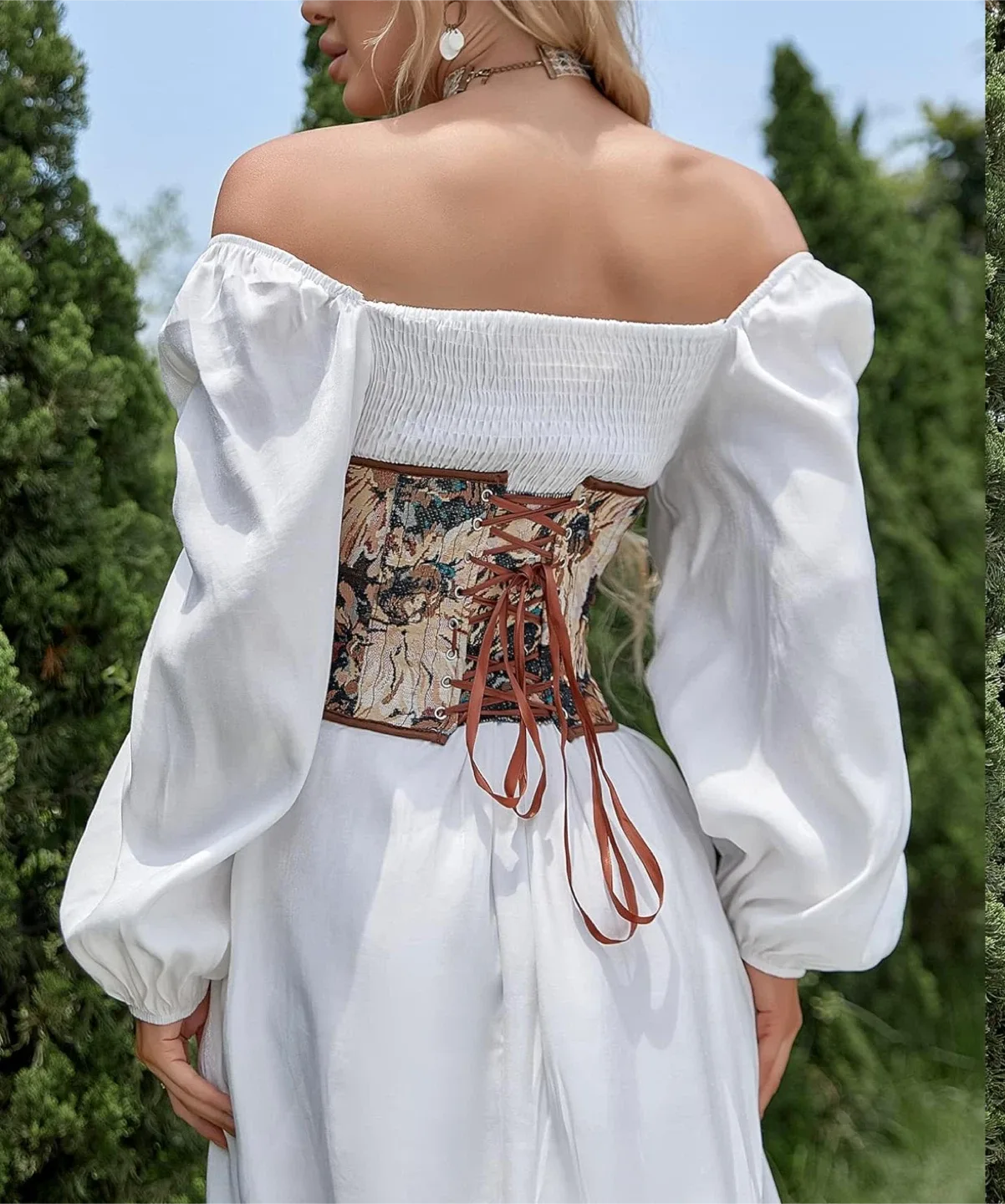 Floral Tapestry Corset Top image indicator(3)