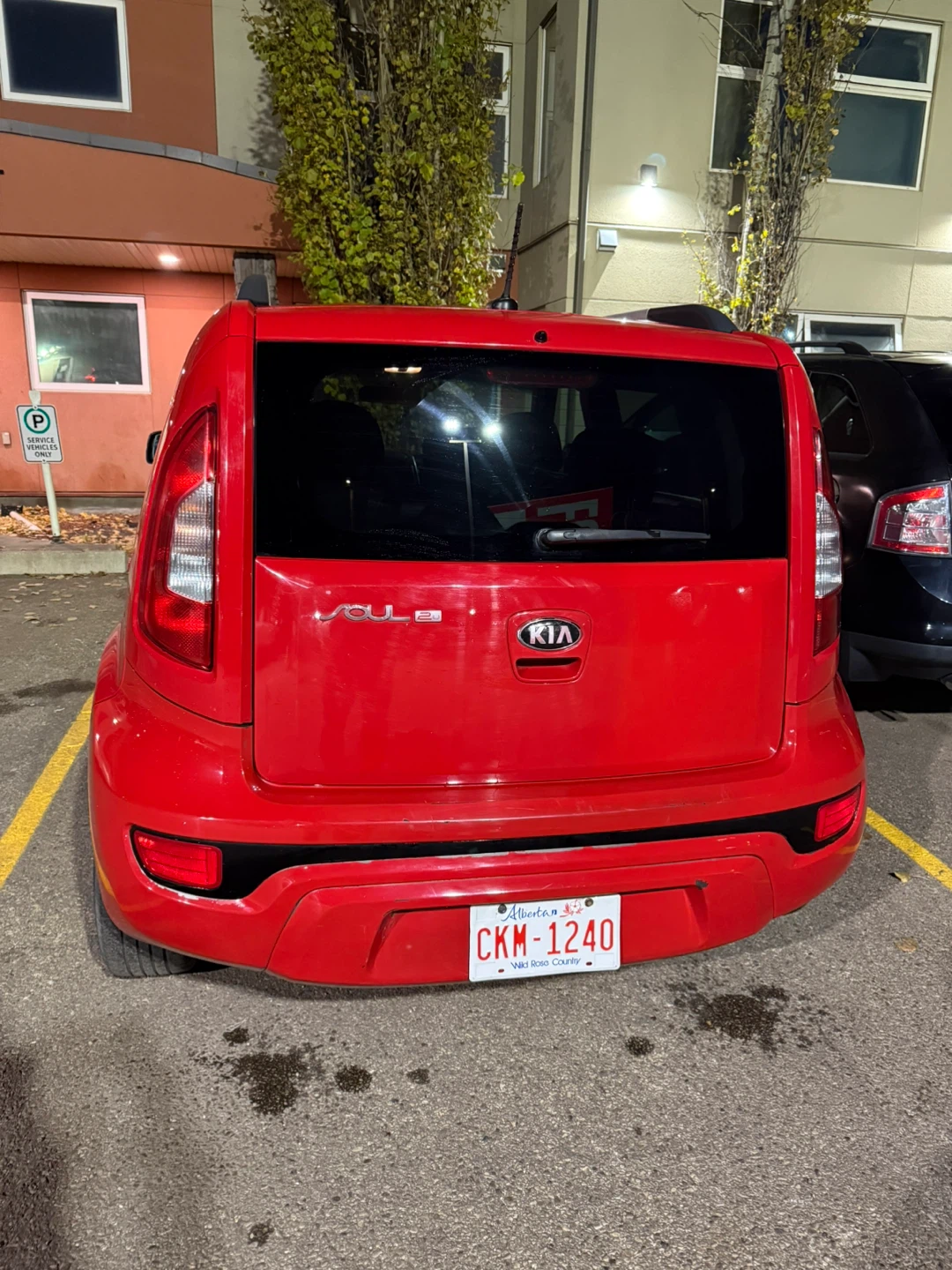 Red Kia Soul