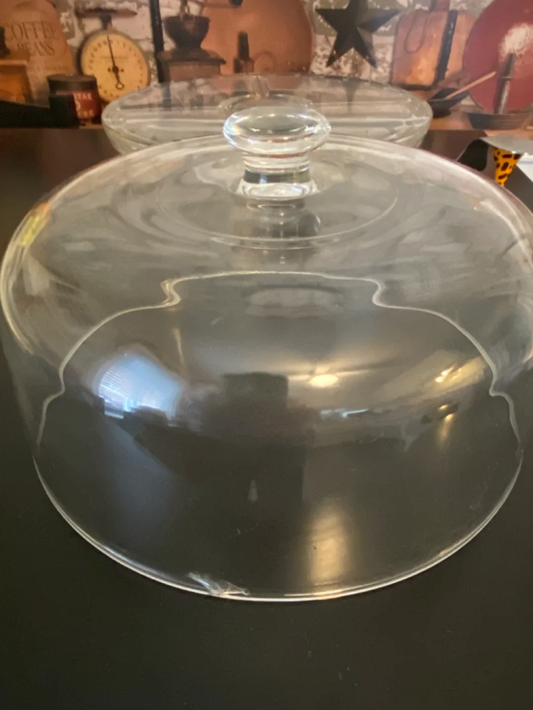 “Gallerie” 4-in-1 Glass Pedestal Cake Stand with Dome Lid! image indicator(9)