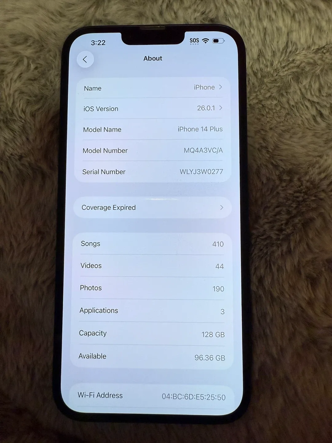 iPhone 14 Plus - 128GB - Midnight image indicator(3)