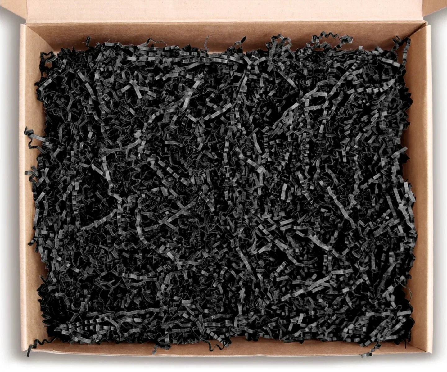 8lb Box of Shredded Black Crinkle Paper image indicator(3)