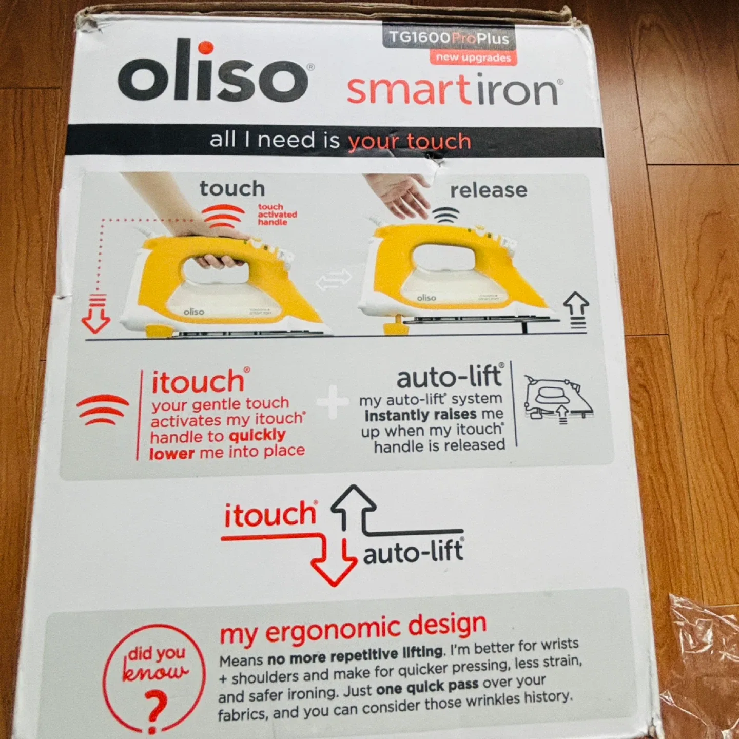 *New* $305 Oliso Smart Iron TG1600ProPlus image indicator(5)