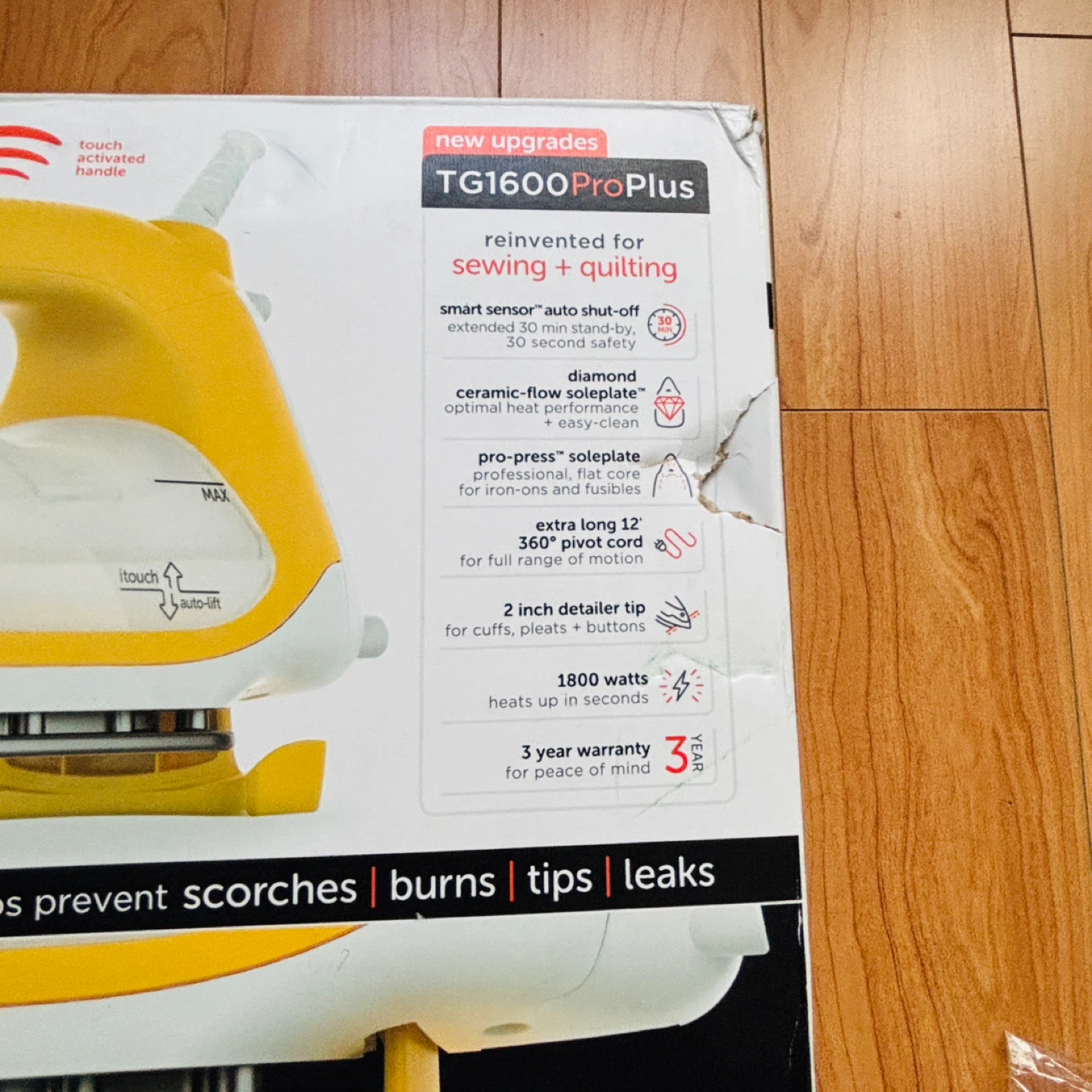 *New* $305 Oliso Smart Iron TG1600 ProPlus - photo 4
