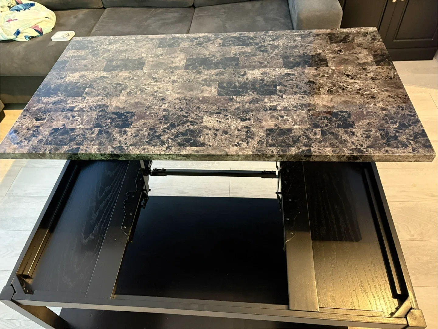 Lift Top Coffee Table - Black Frame image indicator(3)