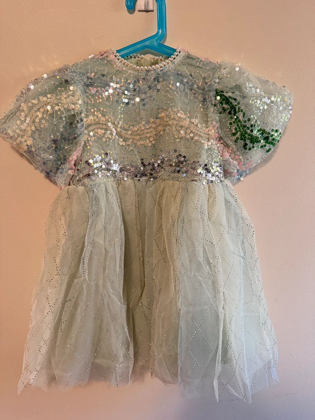 Sequin Tulle Party Dress Toddler size 6-7T