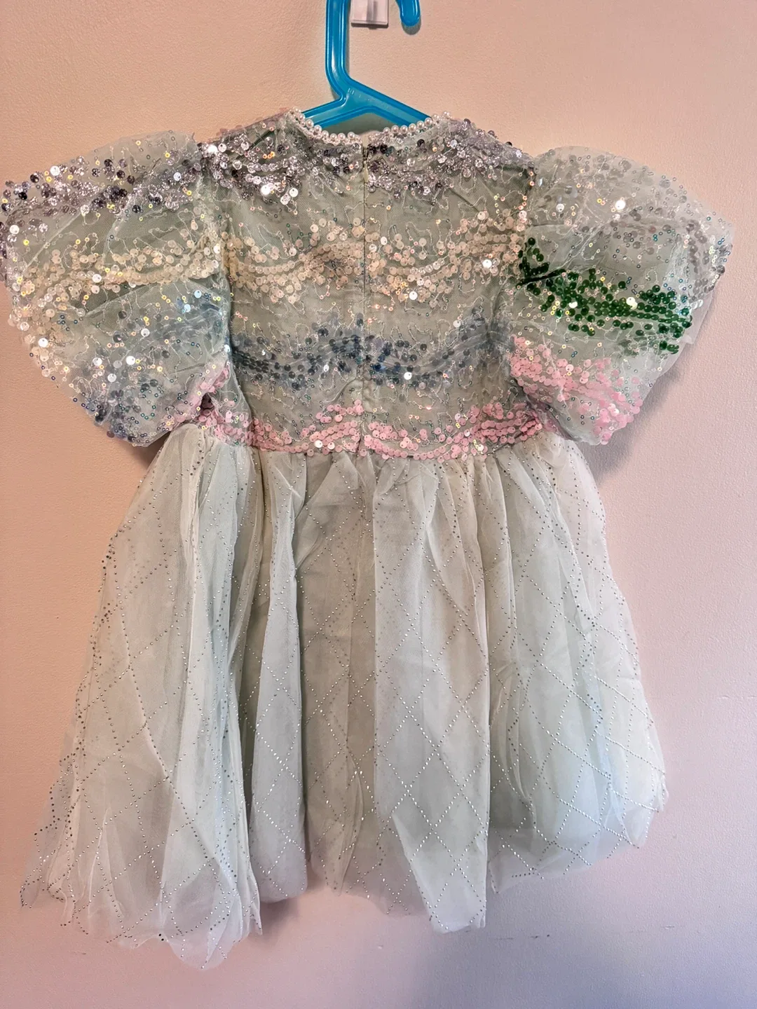 Sequin Tulle Party Dress Toddler size 6-7T image indicator(3)