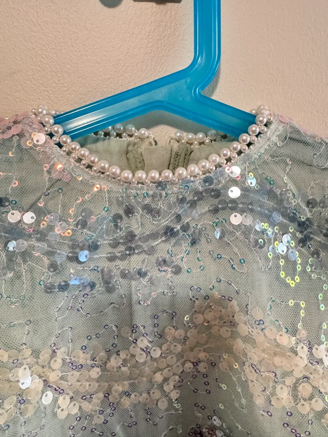 Sequin Tulle Party Dress Toddler size 6-7T image indicator(2)