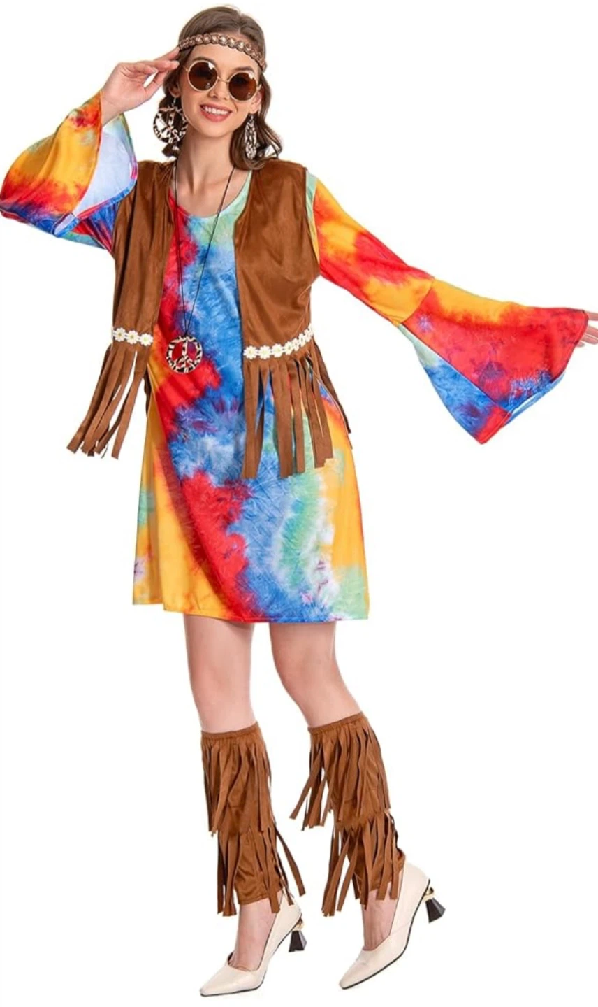 Groovy Hippie Adult Costume - New