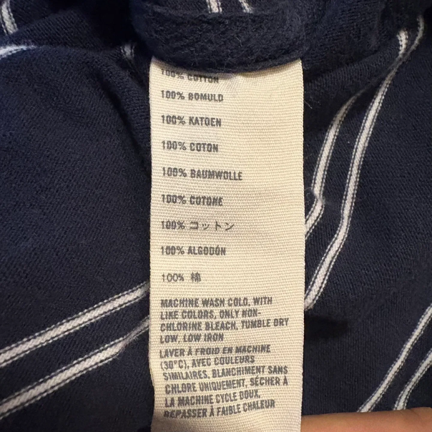 Men’s Abercrombie & Fitch Striped Polo - Size L image indicator(3)