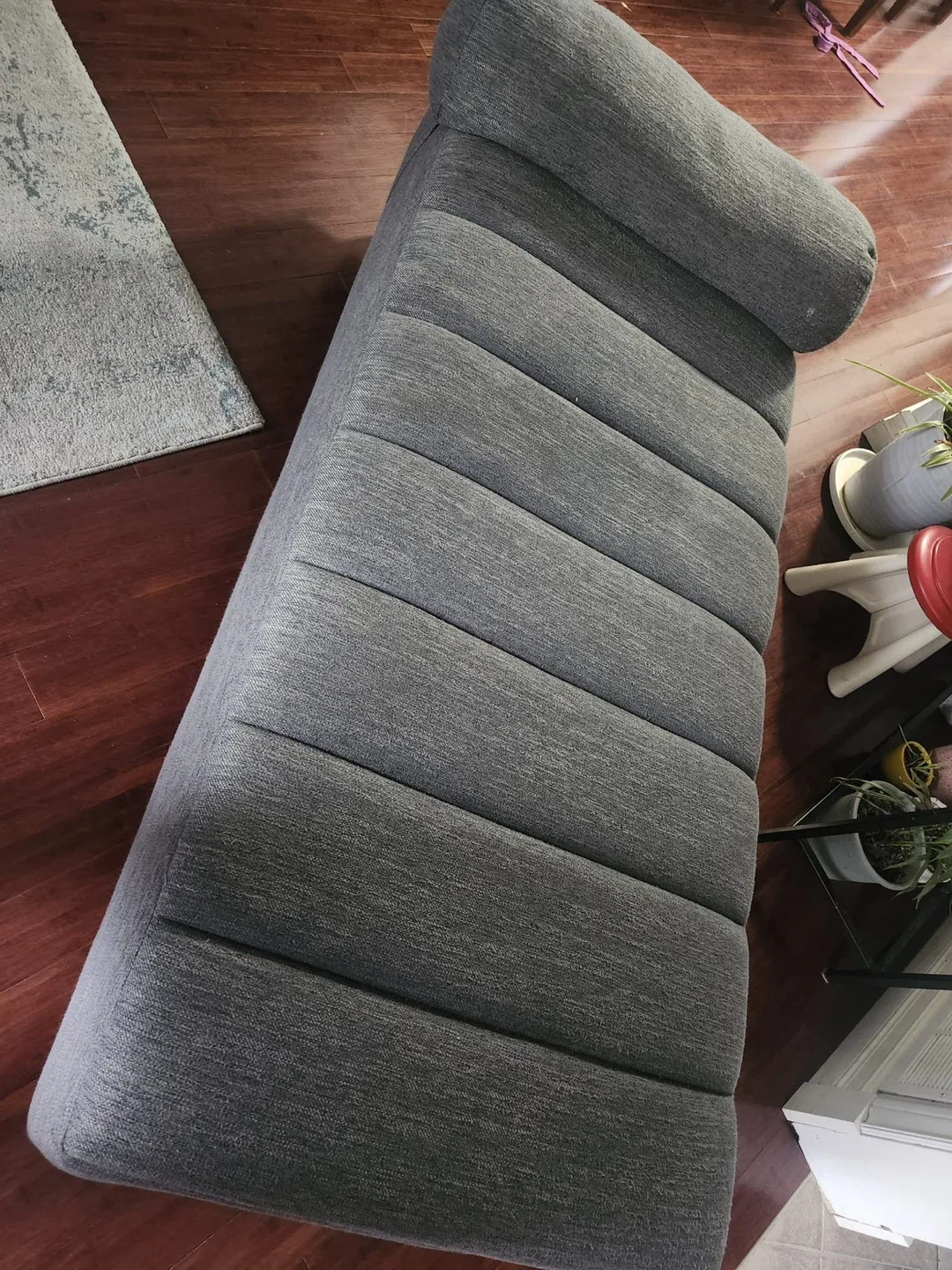 Grey Modernist Bench