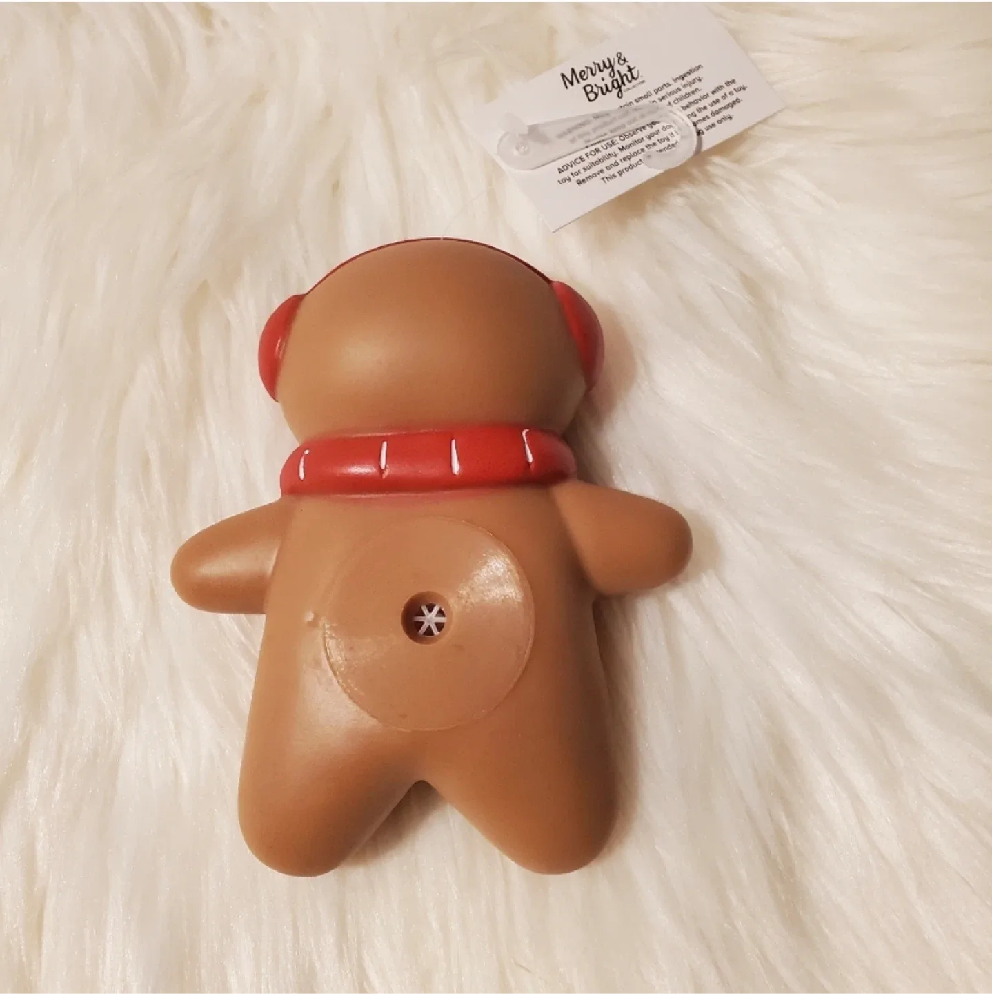 Merry & Bright Gingerbread Man Dog Toy image indicator(2)