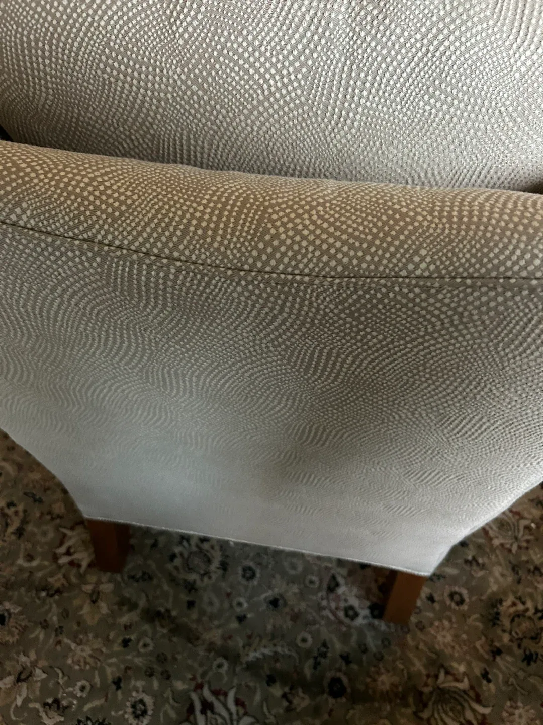 Beige Armchair Ethan Allen soft image indicator(4)