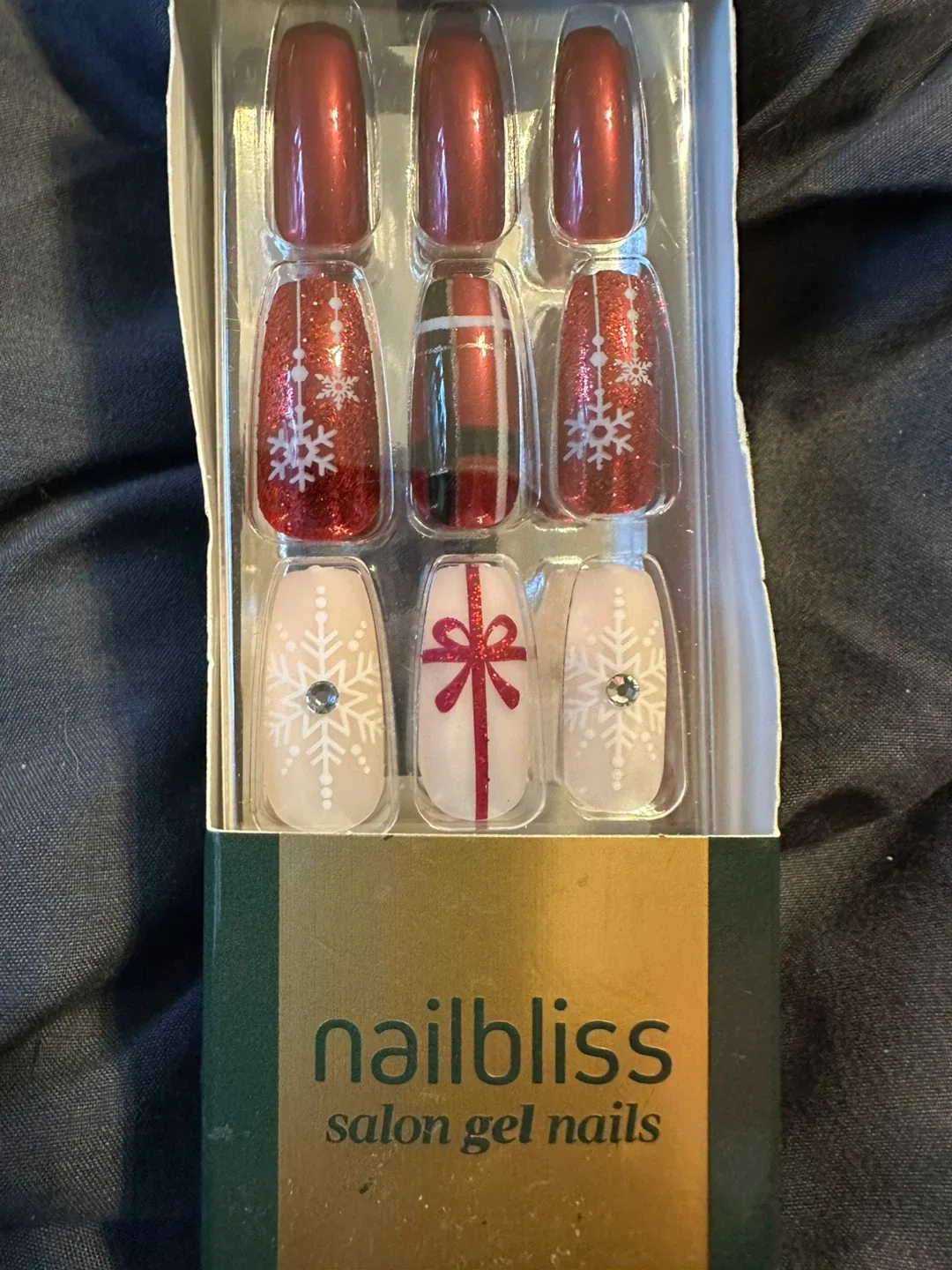 Christmas Salon Gel Nails