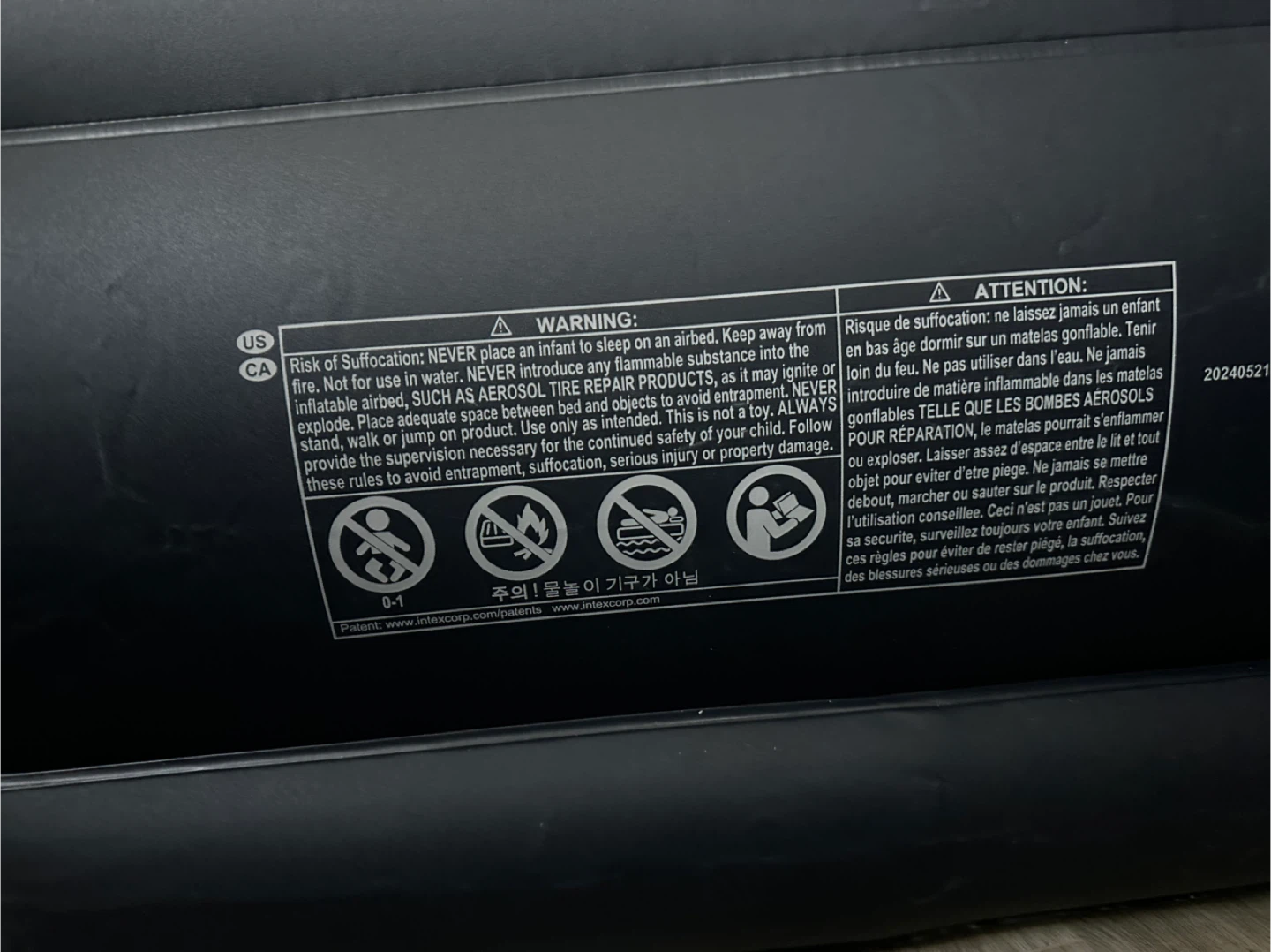 Intex Dura-Beam Plus Deluxe Pillow Raised Air Mattress - Queen - photo 3