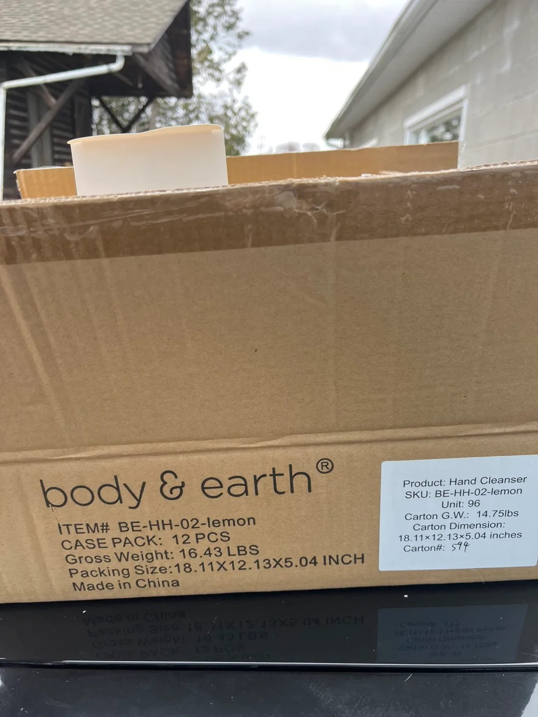 Body & Earth Lemon Verbena Hand Cleanser 55mL image indicator(10)