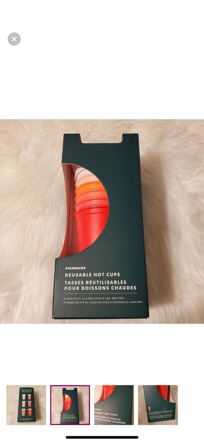 Starbucks Reusable Hot Cups - 6 Pack image indicator(2)