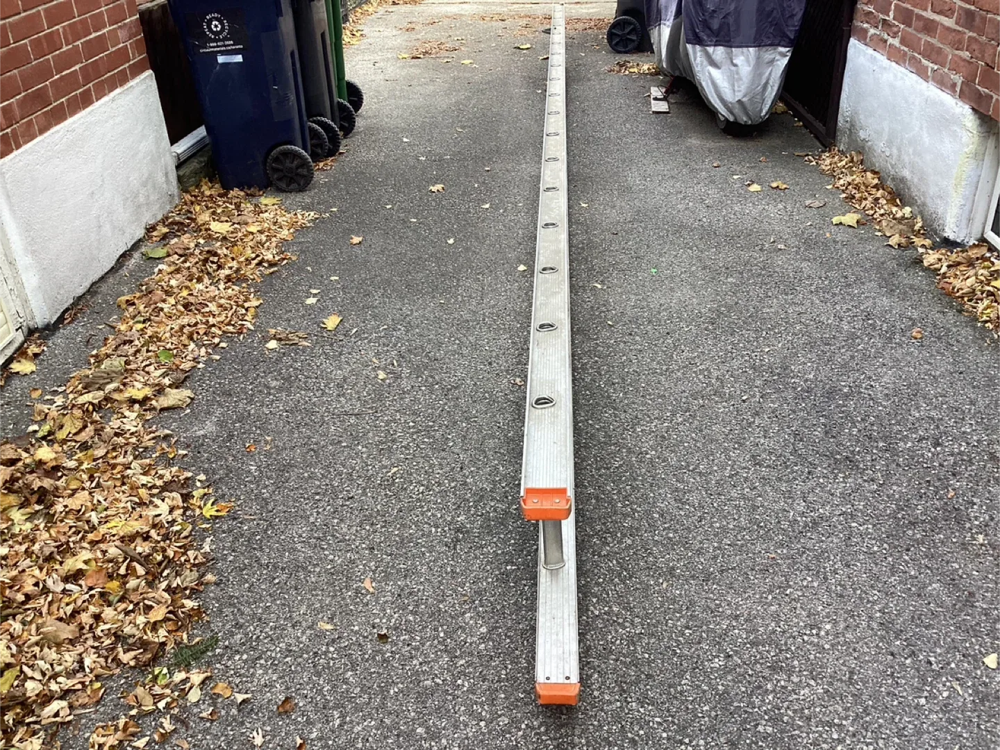 18 Ft. Aluminum Ladder ! image indicator(10)