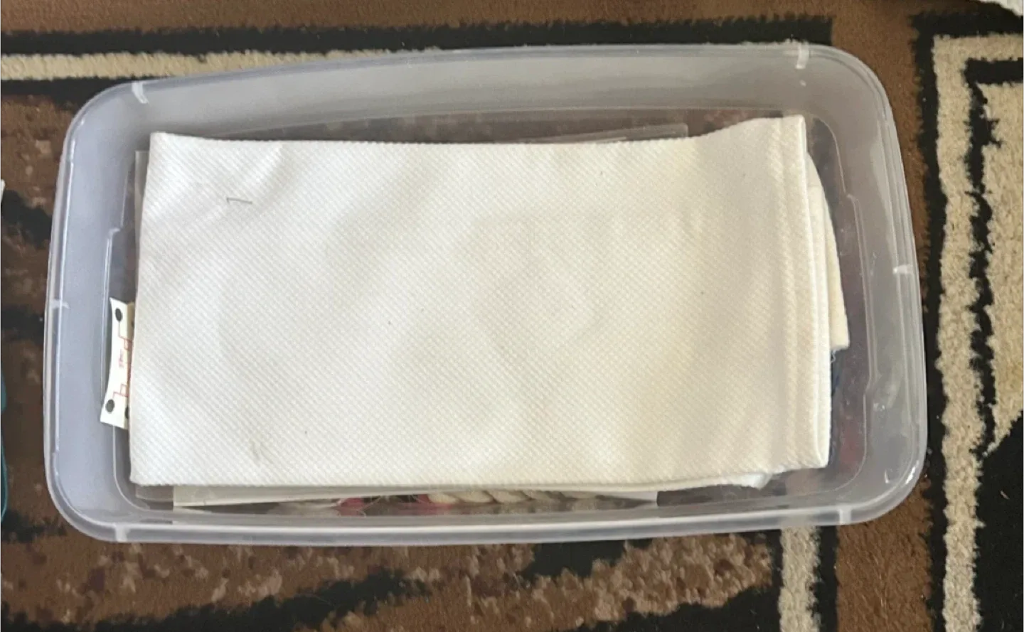 Embroidery & Sewing Supplies in Storage Container image indicator(5)