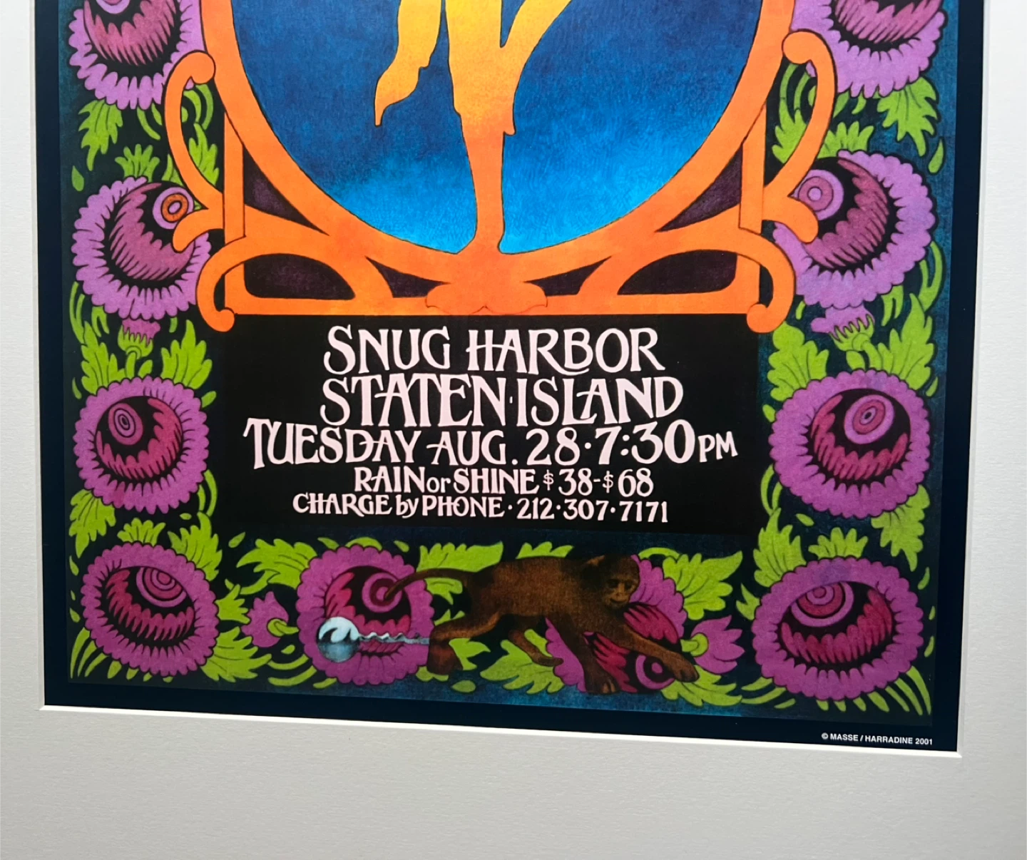Jethro Tull 2001 Bob Masse Concert Poster - photo 4