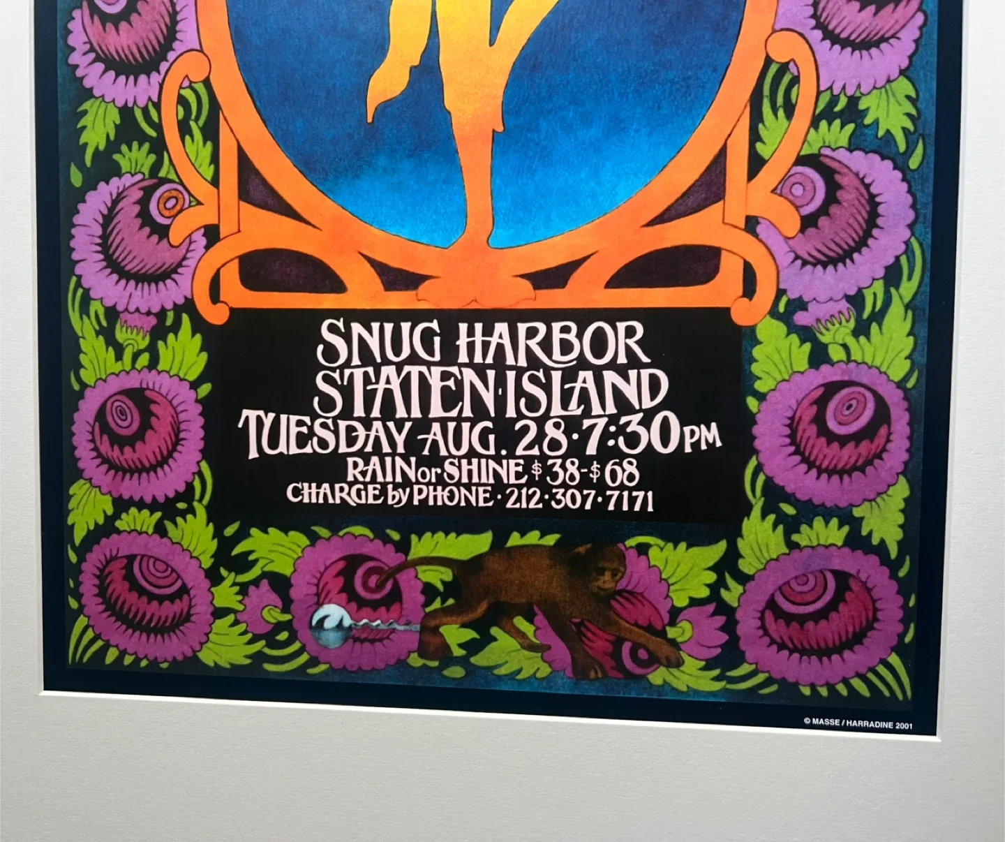 Jethro Tull 2001 Bob Masse Concert Poster image indicator(4)