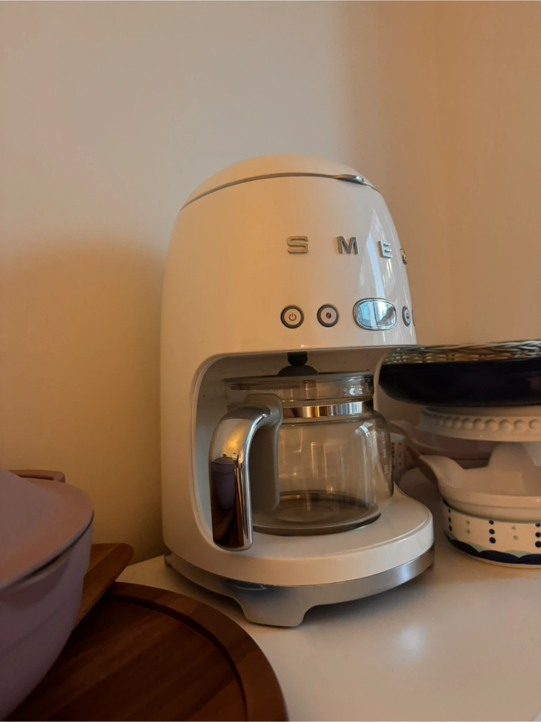 Smeg White Coffee Maker - photo 2