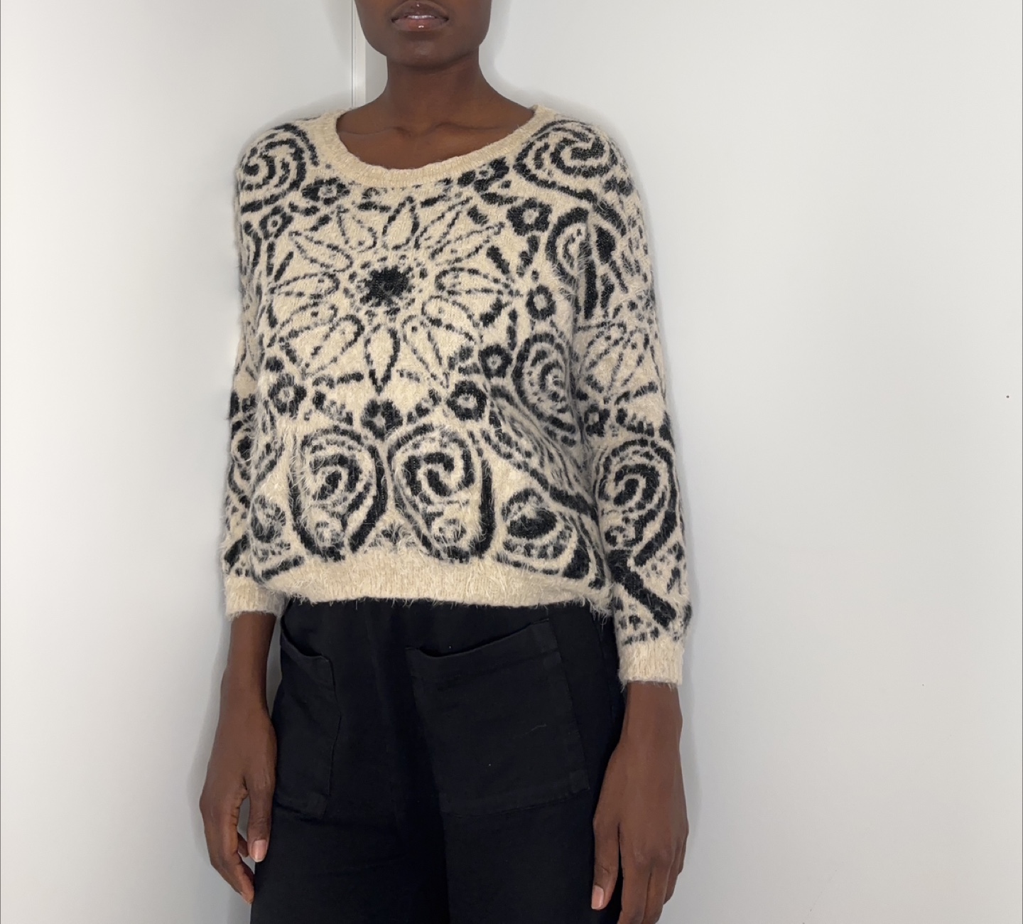 Katsumi Patterned Sweater - Size M - photo 3