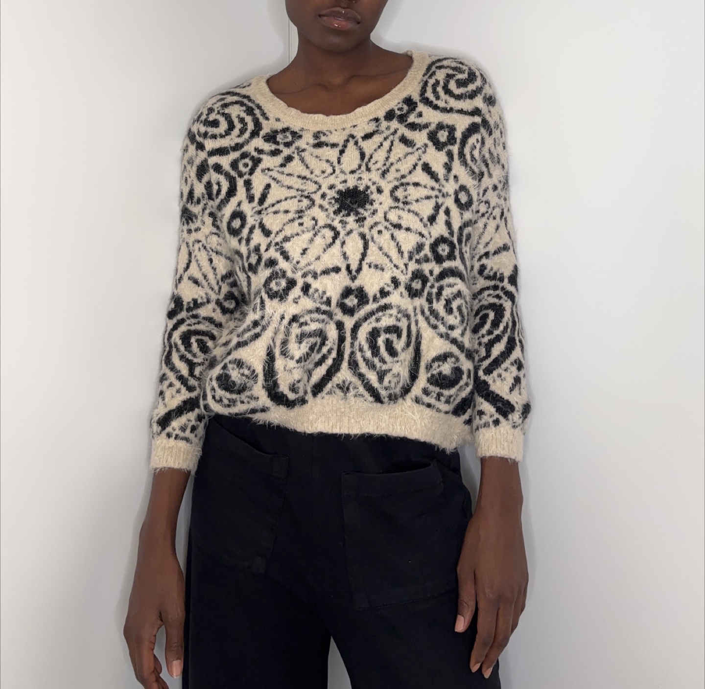 Katsumi Patterned Sweater - Size M