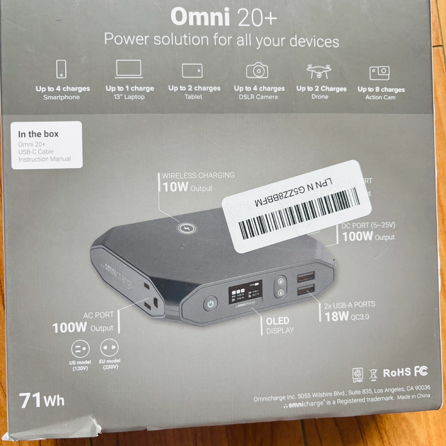 $400 Omnicharge Omni 20+ Power Bank - Like New! - photo 2
