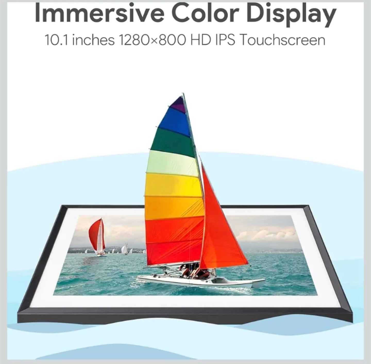 New 10.1” WiFi Digital Photo Frame image indicator(5)