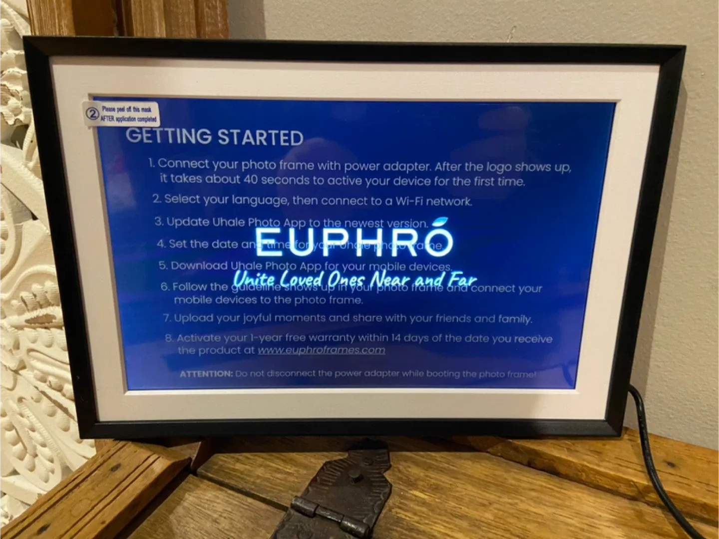 New 10.1” WiFi Digital Photo Frame image indicator(9)