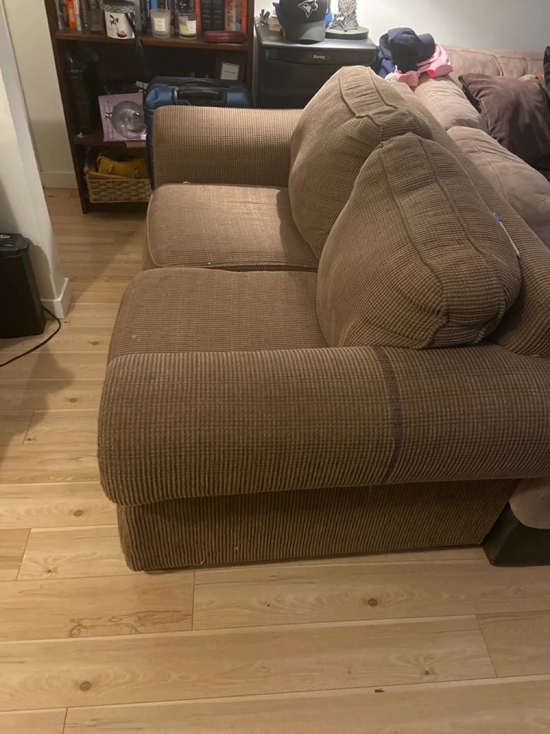 Brown Loveseat Sofa - photo 2