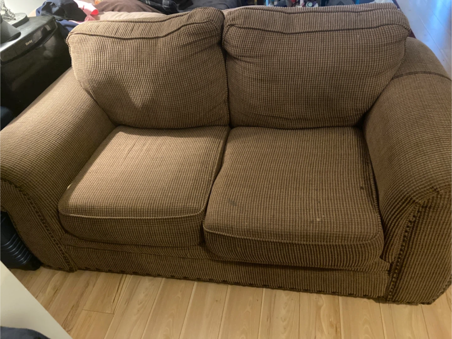 Brown Loveseat Sofa