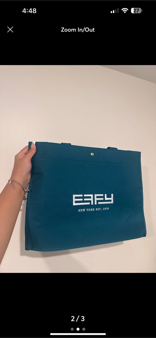 EFFY New York Tote Bag - Green