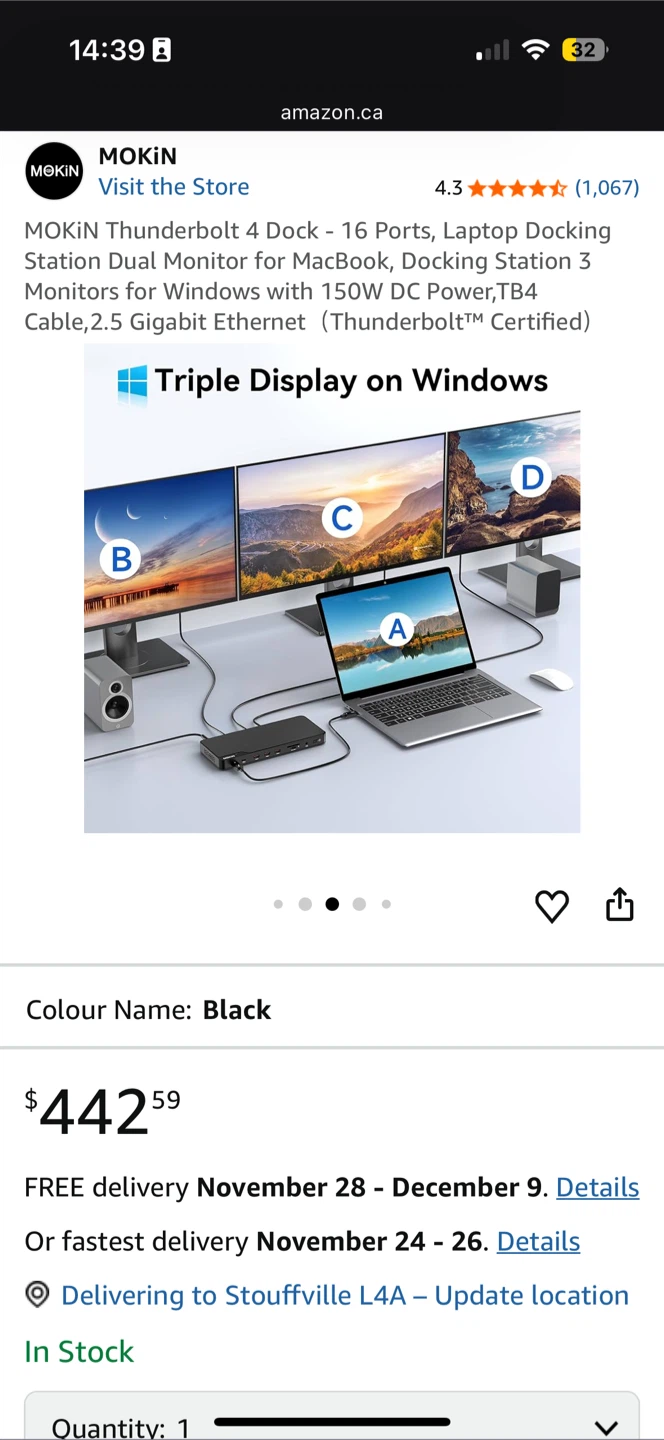*New* $500 Mokin Thunderbolt 4 Dock - photo 5