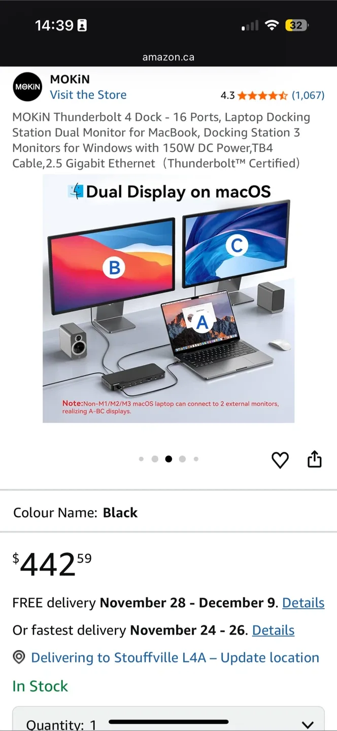 *New* $500 Mokin Thunderbolt 4 Dock image indicator(6)