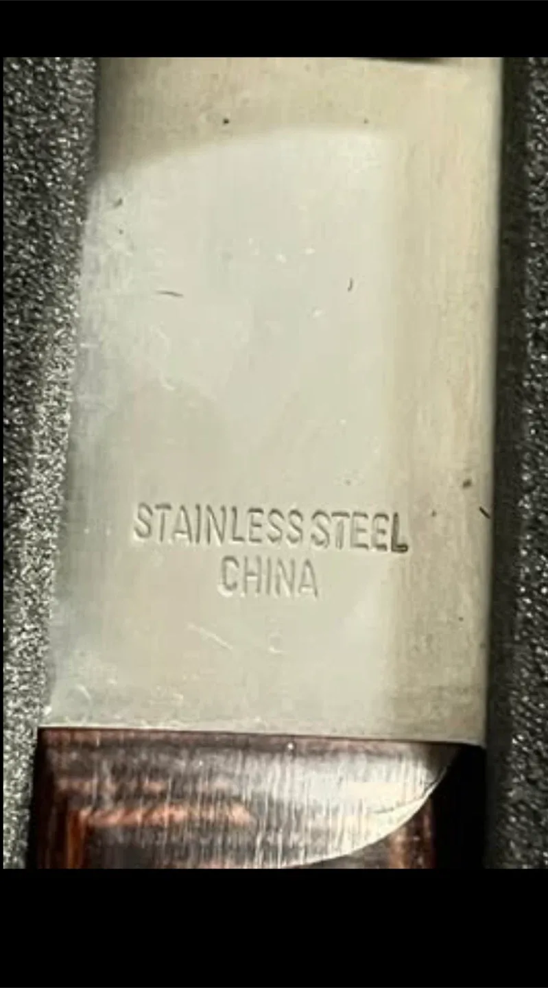 5 piece stainless steel BBQ Tool Set in Wooden Case image indicator(4)