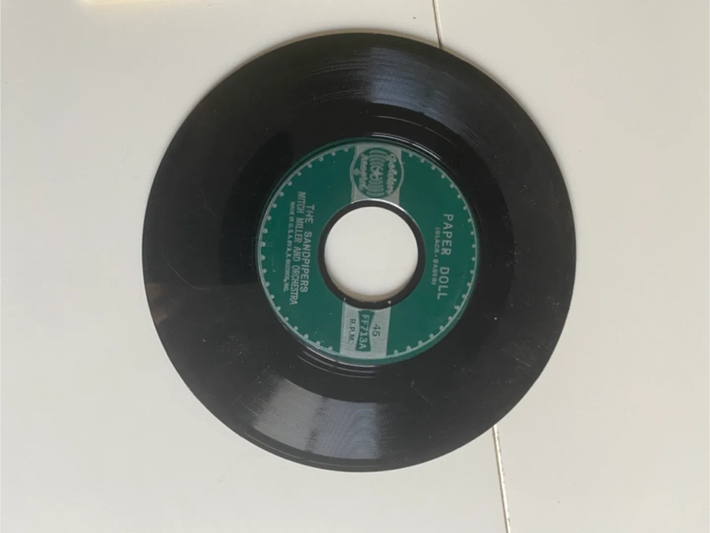 The Sandpipers - Paper Doll 45 RPM Record image indicator(4)
