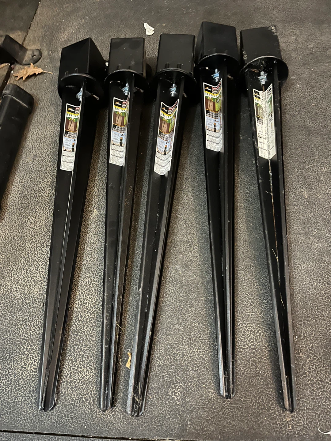 5 Pack New Ground Anchor Post Support