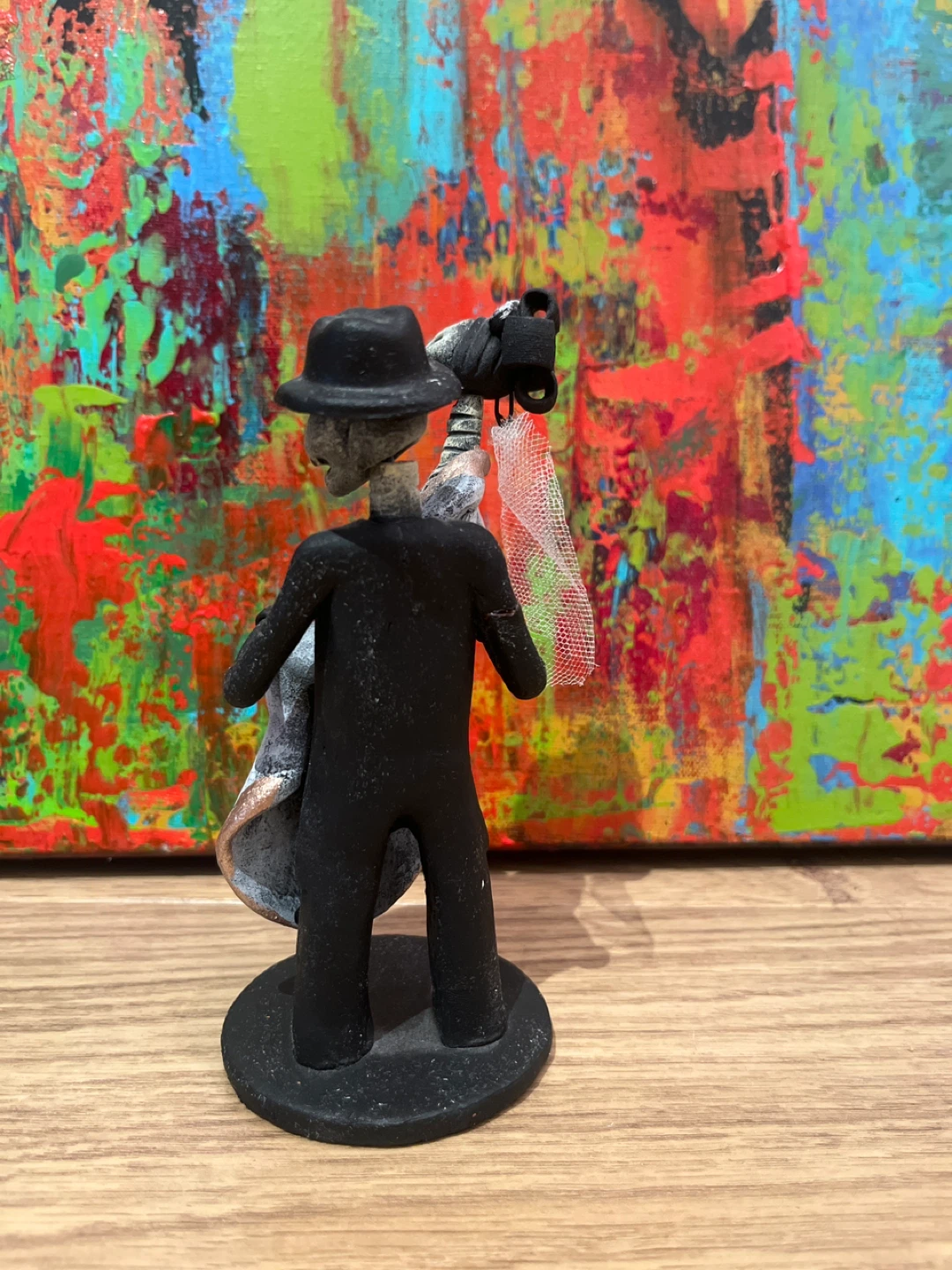 Day of the Dead Skeleton Wedding Figurine - photo 2