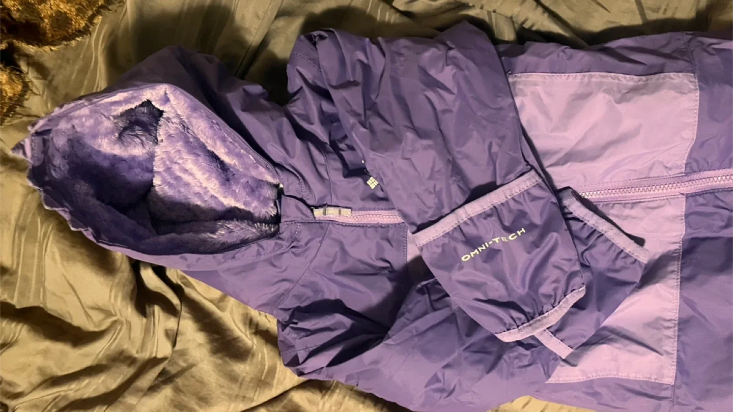 Columbia Purple Shark Trek Bunting Snowsuit Size 12-18 Months image indicator(2)