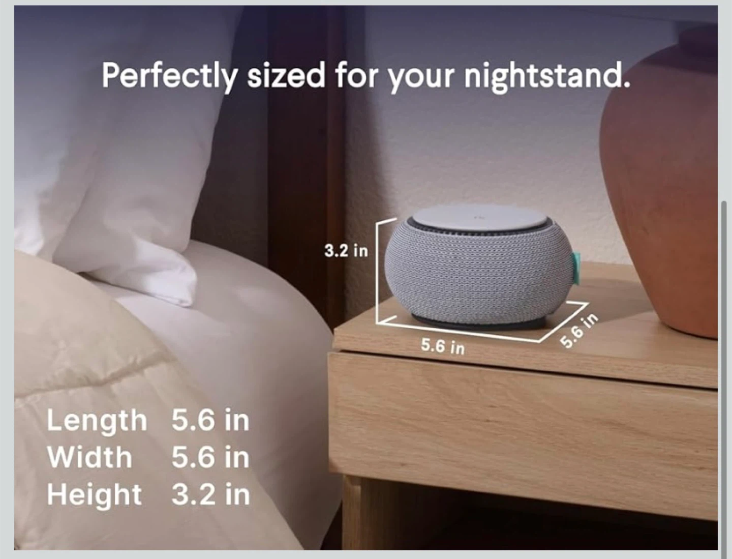New SNOOZ Smart White Noise Machine - Real Fan Inside - photo 4