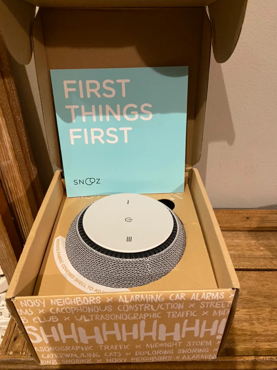 New SNOOZ Smart White Noise Machine - Real Fan Inside image indicator(8)