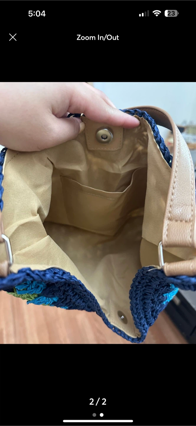 Handmade Crochet Shoulder Bag - photo 2