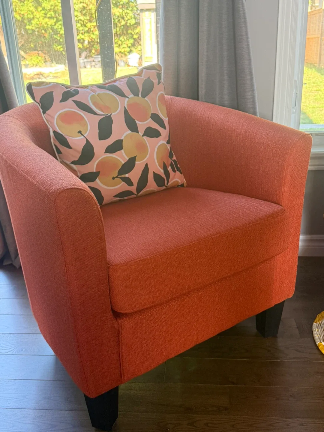 Orange Accent Chair image indicator(3)
